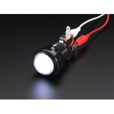Small Dome Push Button - White (Economy)